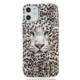 Cover iPhone 12 / 12 Pro Leopardo Fluorescente