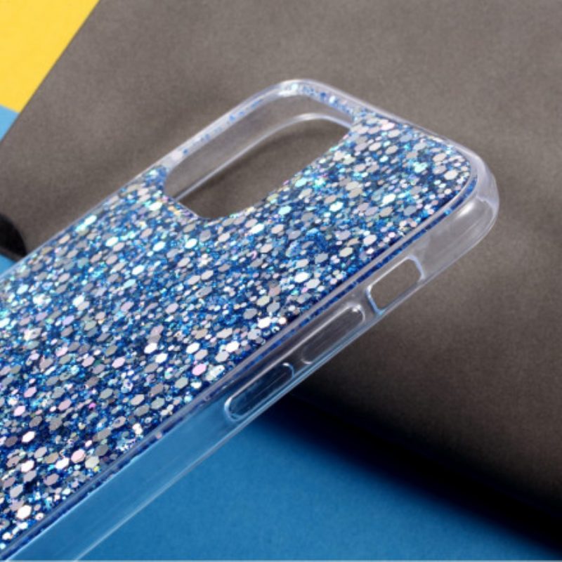 Cover iPhone 12 / 12 Pro Paillettes Premium