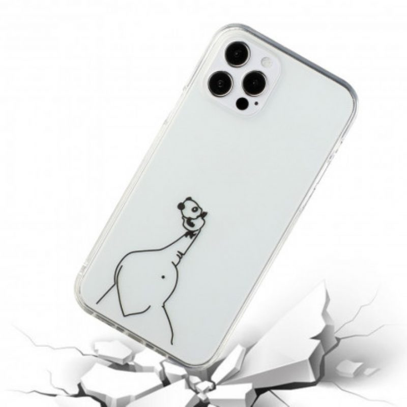 Cover iPhone 12 / 12 Pro Panda Logo Giochi