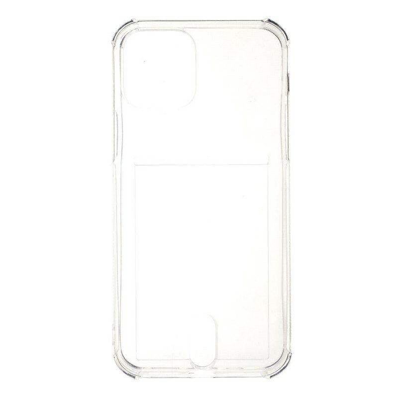 Cover iPhone 12 / 12 Pro Portacarte Trasparente