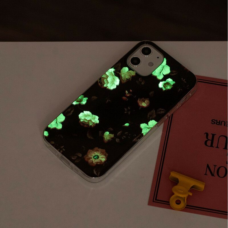 Cover iPhone 12 / 12 Pro Serie Floreale Fluorescente