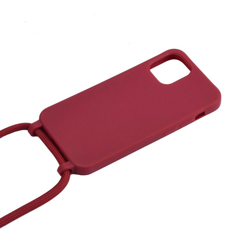 Cover iPhone 12 / 12 Pro Silicone E Cavo