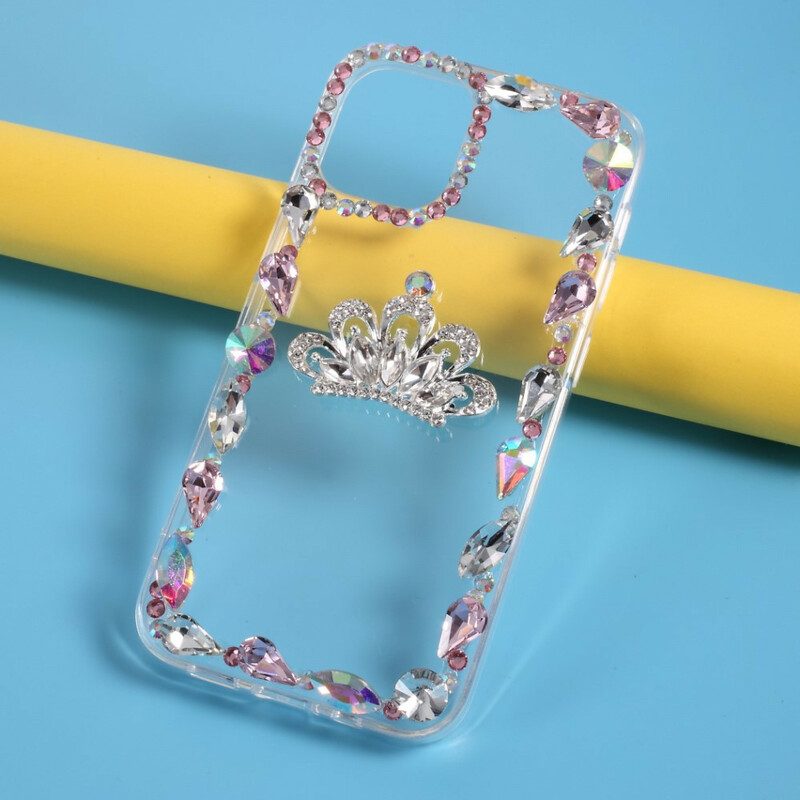 Cover iPhone 12 / 12 Pro Silicone E Strass