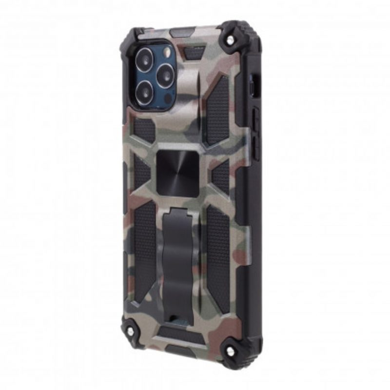 Cover iPhone 12 / 12 Pro Supporto Rimovibile Mimetico