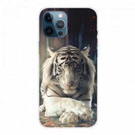 Cover iPhone 12 / 12 Pro Tigre Flessibile