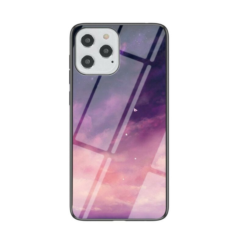 Cover iPhone 12 / 12 Pro Vetro Temperato Cielo Stellato