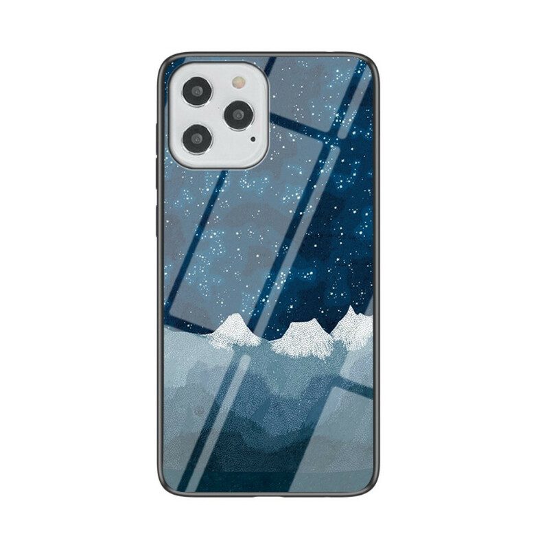 Cover iPhone 12 / 12 Pro Vetro Temperato Cielo Stellato