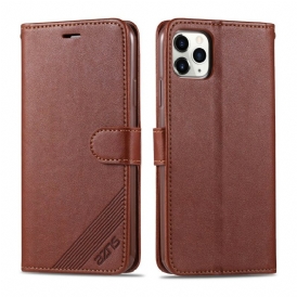 Custodia in pelle iPhone 12 / 12 Pro Azns Ecopelle