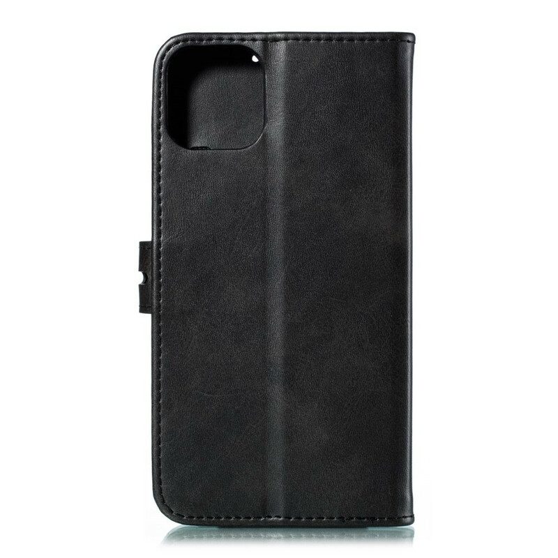 Custodia in pelle iPhone 12 / 12 Pro Gattino