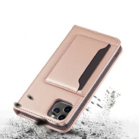 Folio Cover iPhone 12 / 12 Pro Custodia in pelle Supporto Per Portacarte