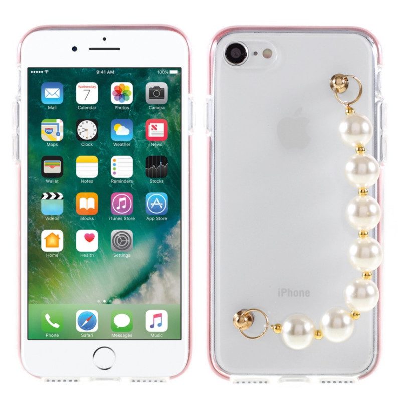 Cover iPhone SE 3 / SE 2 / 8 / 7 Braccialetti Di Perline