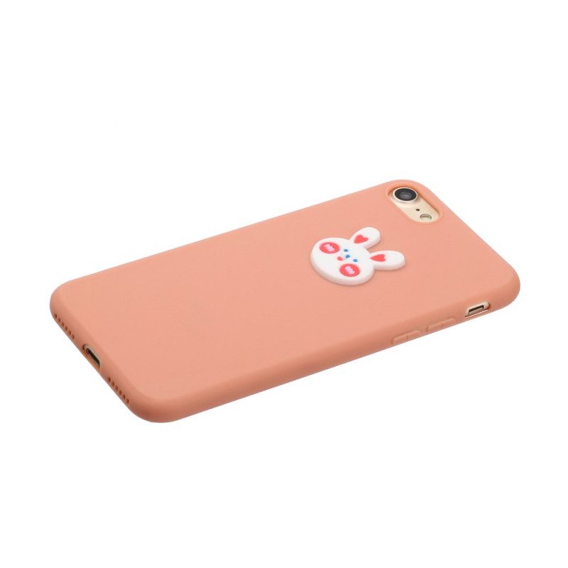 Cover iPhone SE 3 / SE 2 / 8 / 7 Coniglio In Silicone