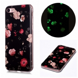 Cover iPhone SE 3 / SE 2 / 8 / 7 Fiori Fluorescenti