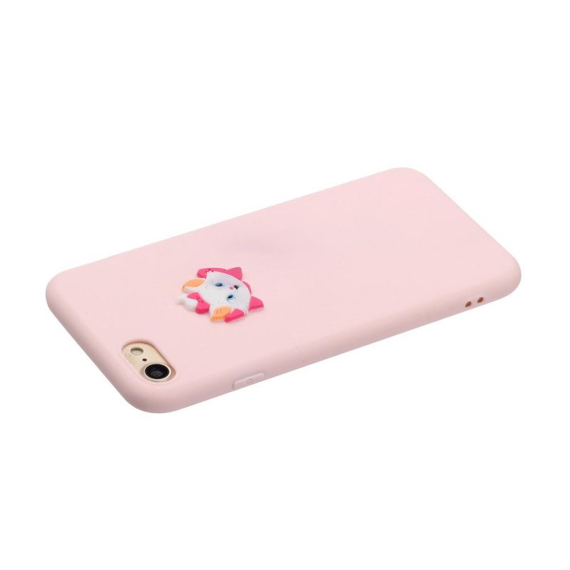 Cover iPhone SE 3 / SE 2 / 8 / 7 Gatto In Silicone