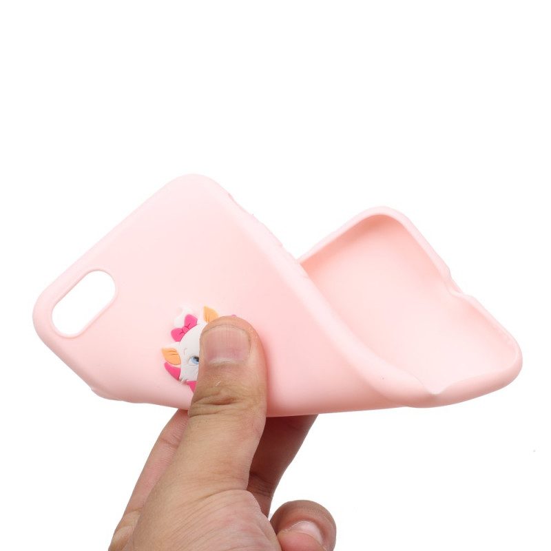 Cover iPhone SE 3 / SE 2 / 8 / 7 Gatto In Silicone