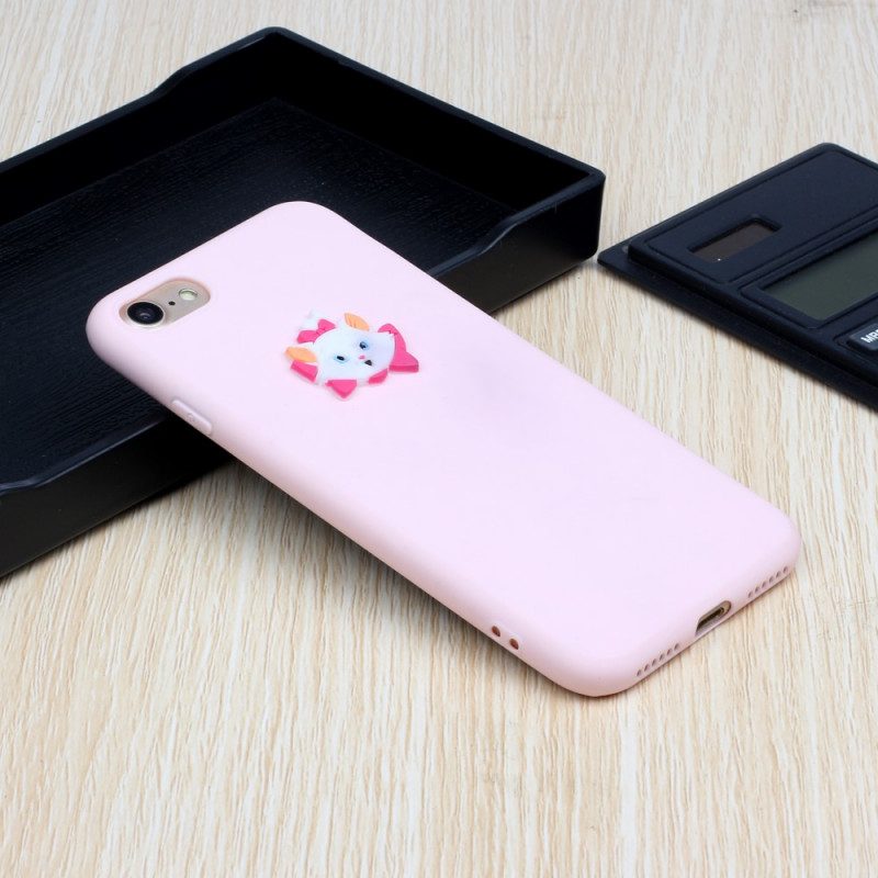 Cover iPhone SE 3 / SE 2 / 8 / 7 Gatto In Silicone