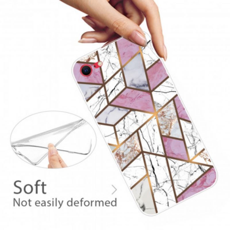 Cover iPhone SE 3 / SE 2 / 8 / 7 Marmo Geometrico