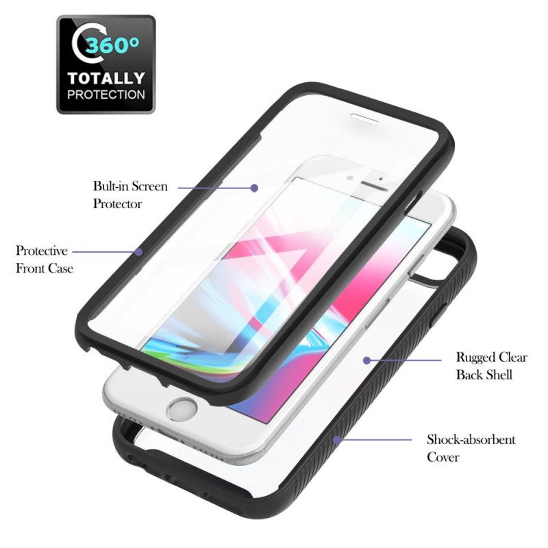 Cover iPhone SE 3 / SE 2 / 8 / 7 Paraurti In Stile E Protezione Per Lo Schermo