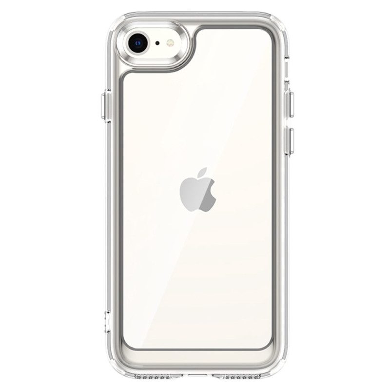 Cover iPhone SE 3 / SE 2 / 8 / 7 Trasparente Con Cornice Colorata