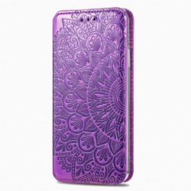 Folio Cover iPhone SE 3 / SE 2 / 8 / 7 Custodia in pelle Mandala