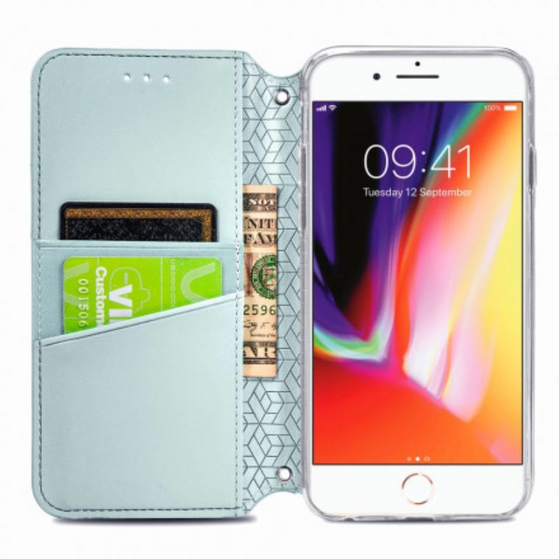 Folio Cover iPhone SE 3 / SE 2 / 8 / 7 Custodia in pelle Mandala