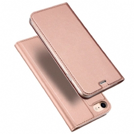 Folio Cover iPhone SE 3 / SE 2 / 8 / 7 Custodia in pelle Serie Skin Pro Dux Ducis