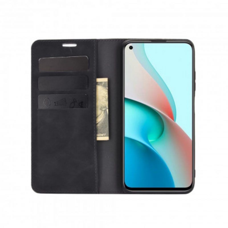 Folio Cover Xiaomi Redmi Note 9 5G Custodia in pelle Tocco Di Pelle