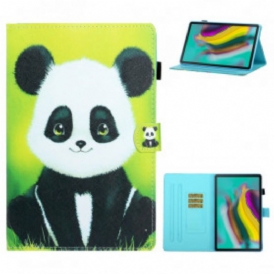 Custodia A Portafoglio Samsung Galaxy Tab A7 (2020) Panda Carino