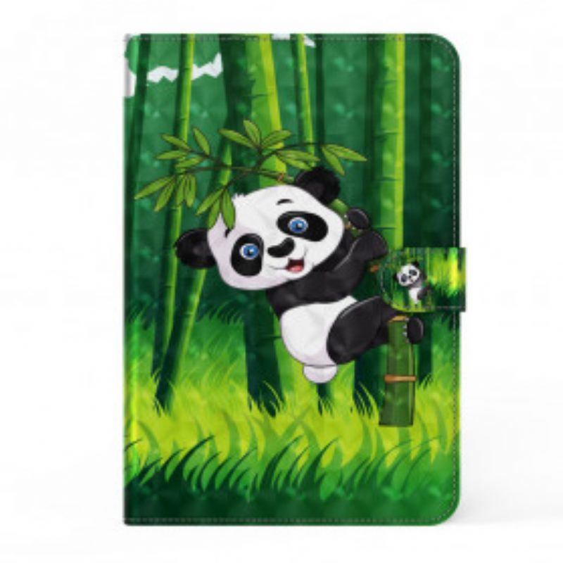 Custodia A Portafoglio Samsung Galaxy Tab A7 (2020) Punto Luce Panda