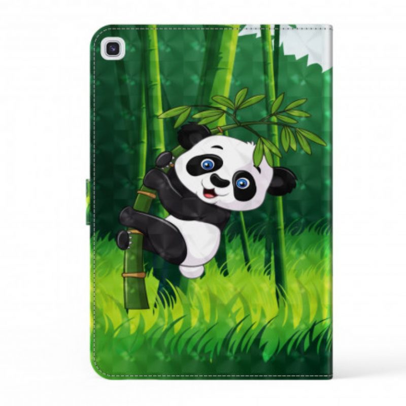 Custodia A Portafoglio Samsung Galaxy Tab A7 (2020) Punto Luce Panda