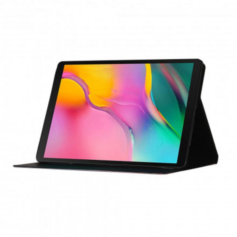 Custodia in pelle Samsung Galaxy Tab A7 (2020) Amore Al Tramonto