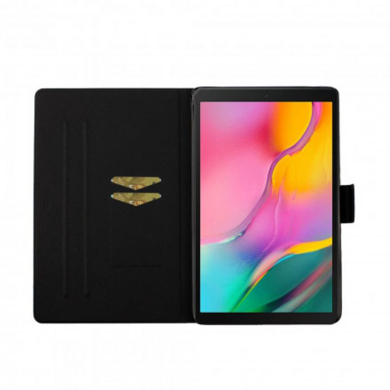 Custodia in pelle Samsung Galaxy Tab A7 (2020) Amore Al Tramonto