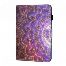 Custodia in pelle Samsung Galaxy Tab A7 (2020) Arte Mandala