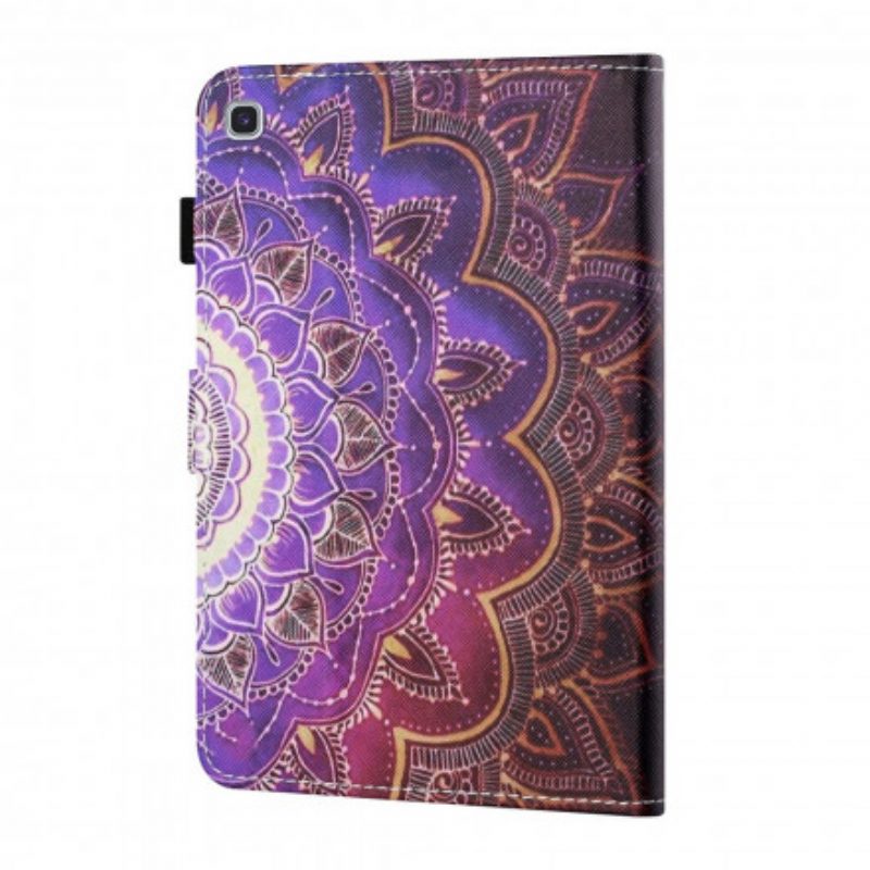 Custodia in pelle Samsung Galaxy Tab A7 (2020) Arte Mandala