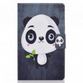 Custodia in pelle Samsung Galaxy Tab A7 (2020) Cucciolo Di Panda