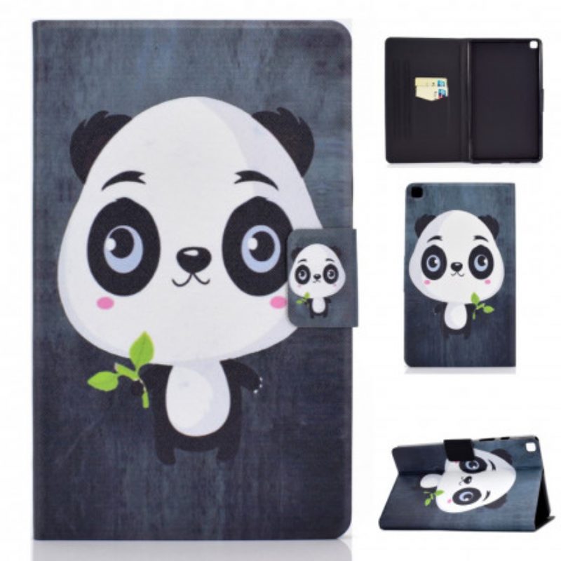 Custodia in pelle Samsung Galaxy Tab A7 (2020) Cucciolo Di Panda