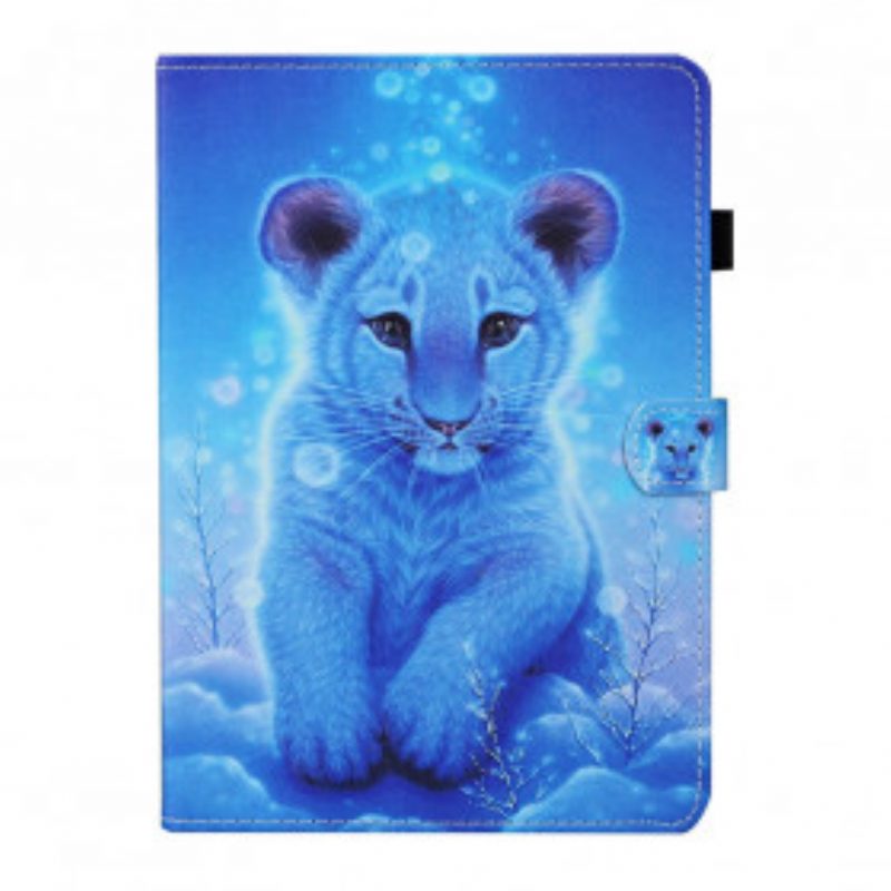 Custodia in pelle Samsung Galaxy Tab A7 (2020) Cucciolo Di Tigre