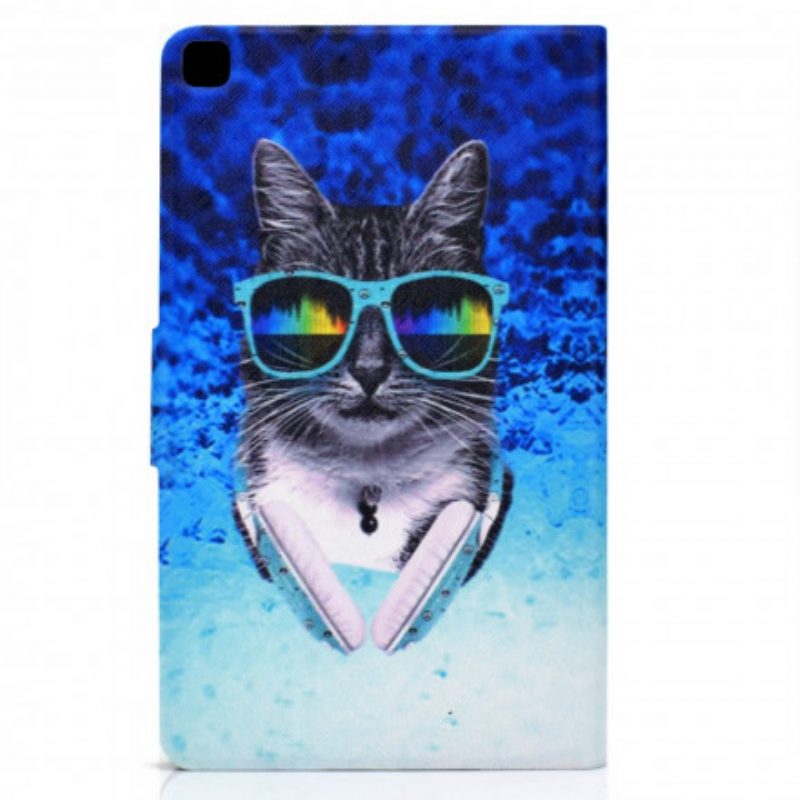 Custodia in pelle Samsung Galaxy Tab A7 (2020) Dj Cat