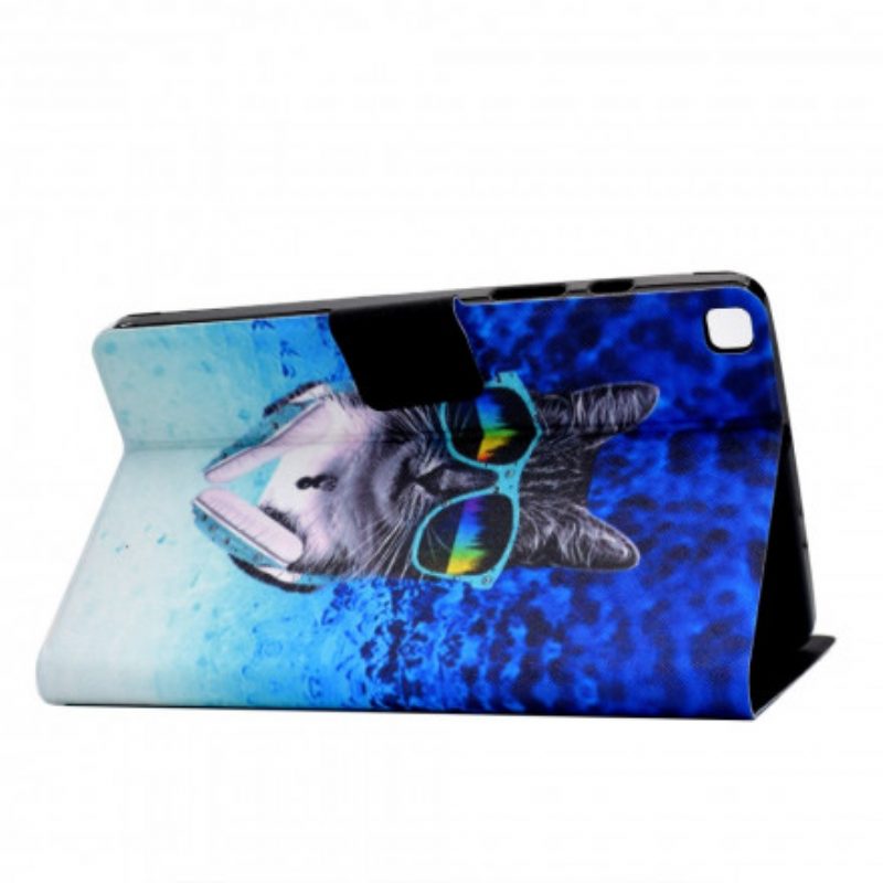 Custodia in pelle Samsung Galaxy Tab A7 (2020) Dj Cat