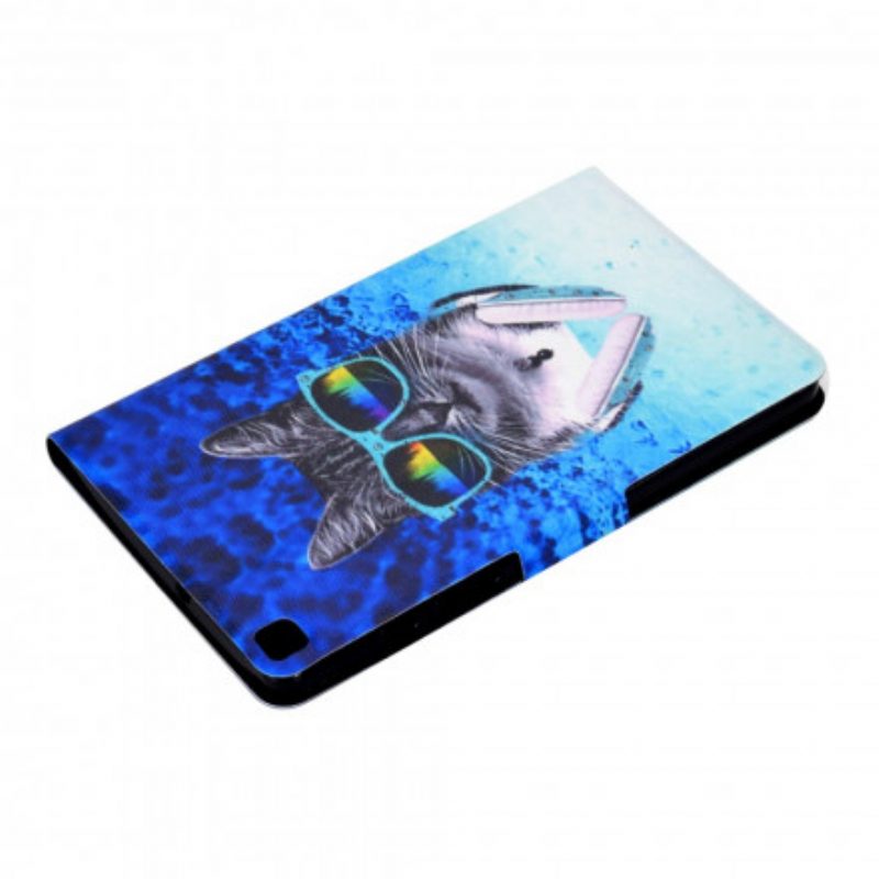 Custodia in pelle Samsung Galaxy Tab A7 (2020) Dj Cat