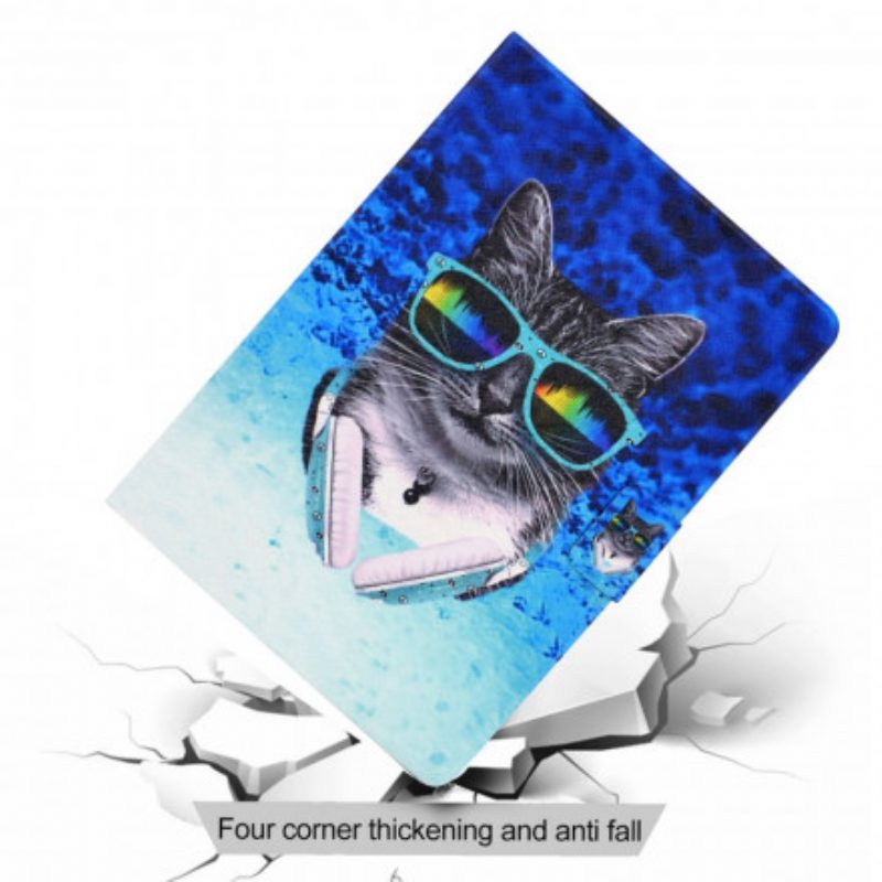 Custodia in pelle Samsung Galaxy Tab A7 (2020) Dj Cat