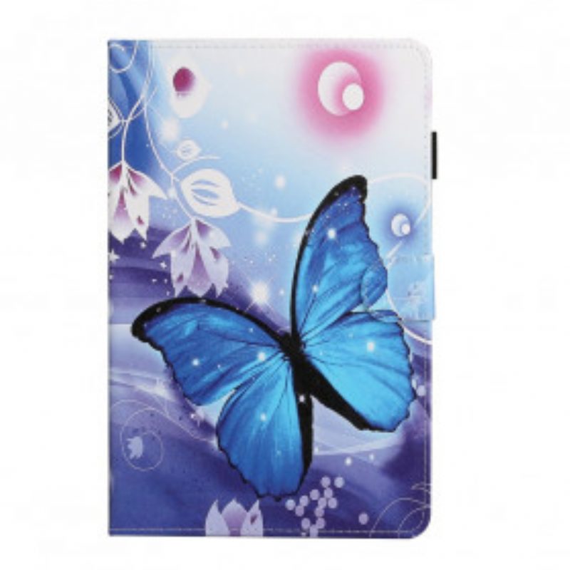 Custodia in pelle Samsung Galaxy Tab A7 (2020) Falena Lunare