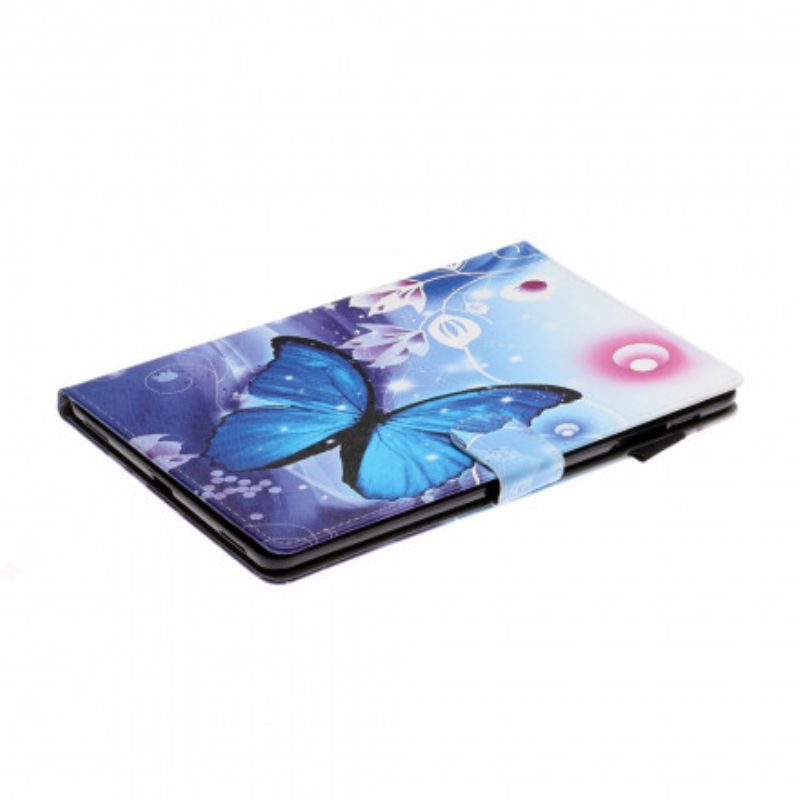 Custodia in pelle Samsung Galaxy Tab A7 (2020) Falena Lunare