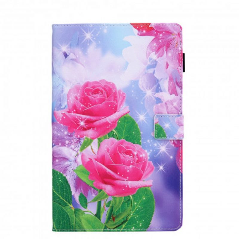 Custodia in pelle Samsung Galaxy Tab A7 (2020) Fiori Da Sogno