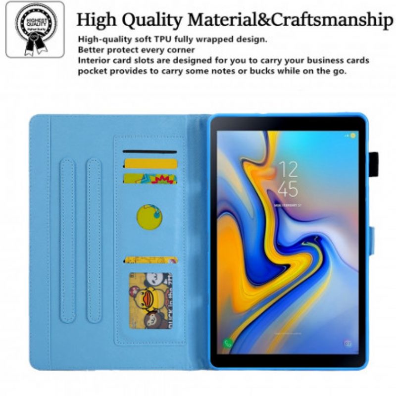 Custodia in pelle Samsung Galaxy Tab A7 (2020) Fiori Da Sogno