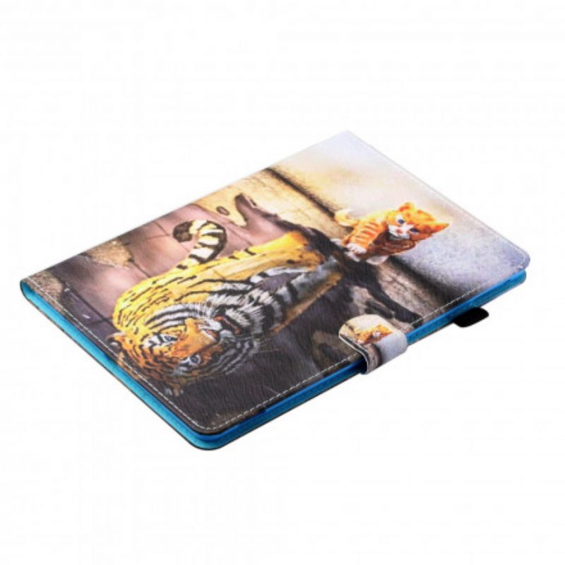 Custodia in pelle Samsung Galaxy Tab A7 (2020) Gattino Arte