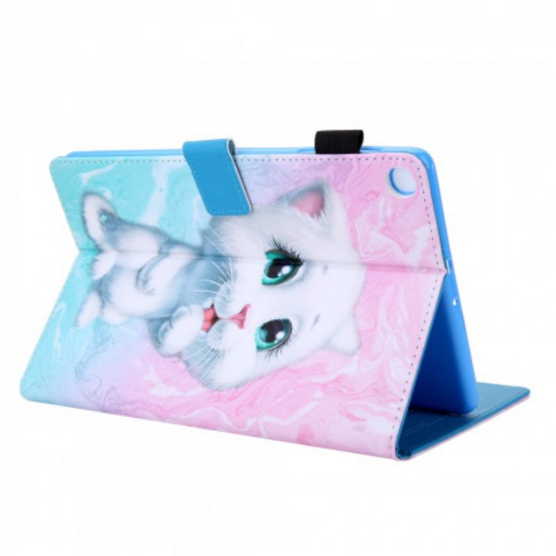 Custodia in pelle Samsung Galaxy Tab A7 (2020) Gattino Di Marmo