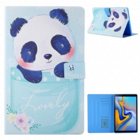 Custodia in pelle Samsung Galaxy Tab A7 (2020) Simpatico Panda