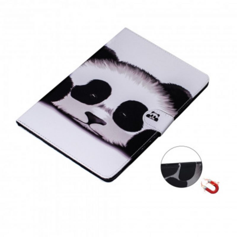 Custodia in pelle Samsung Galaxy Tab A7 (2020) Testa Di Panda