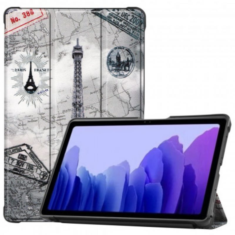Custodia Samsung Galaxy Tab A7 (2020) Torre Eiffel Rinforzata